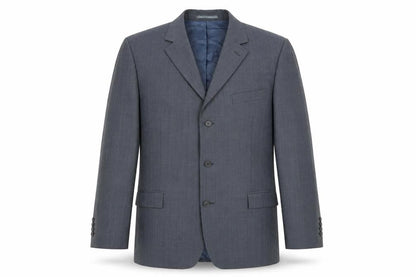Mens UK Size 42 Blazer Regular Blue Suit Jacket