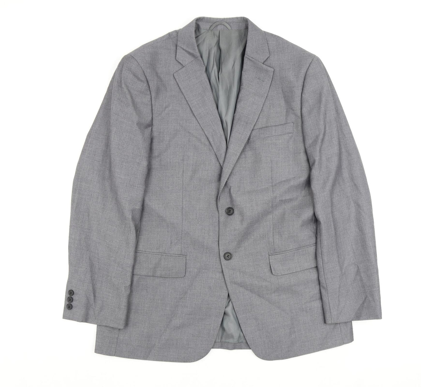 Mens UK Size 42 Jack Reid Regular Grey Suit Jacket