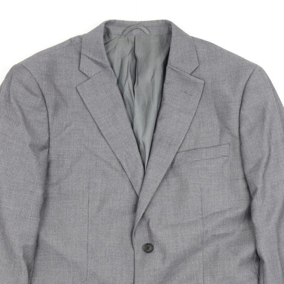 Mens UK Size 42 Jack Reid Regular Grey Suit Jacket