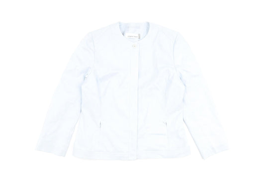 Country Casuals Womens Blue Jacket Size 12 Zip