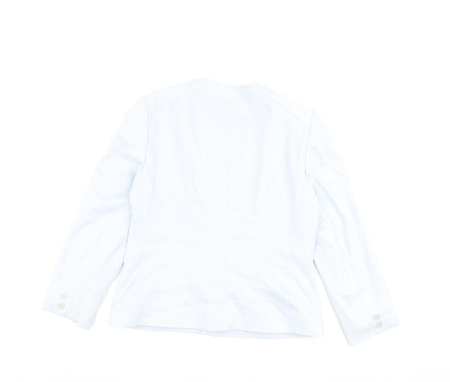 Country Casuals Womens Blue Jacket Size 12 Zip