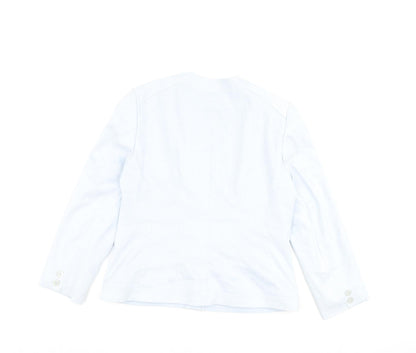 Country Casuals Womens Blue Jacket Size 12 Zip