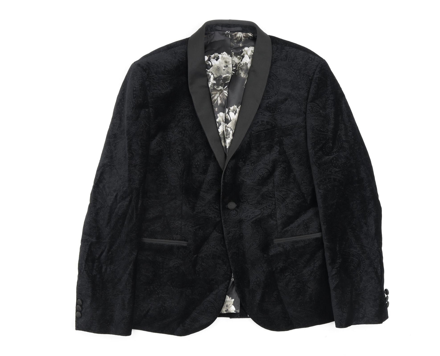 Mens UK Size 42 NEXT Regular Black Suit Jacket