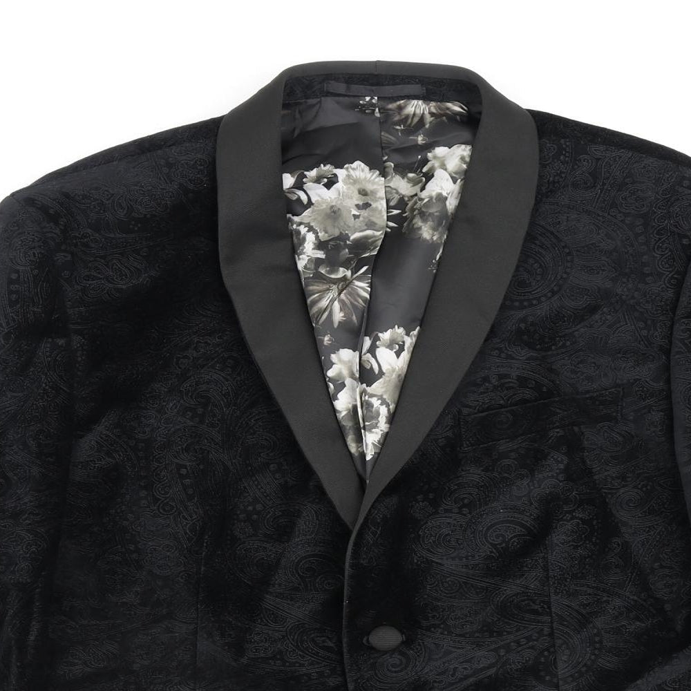 Mens UK Size 42 NEXT Regular Black Suit Jacket