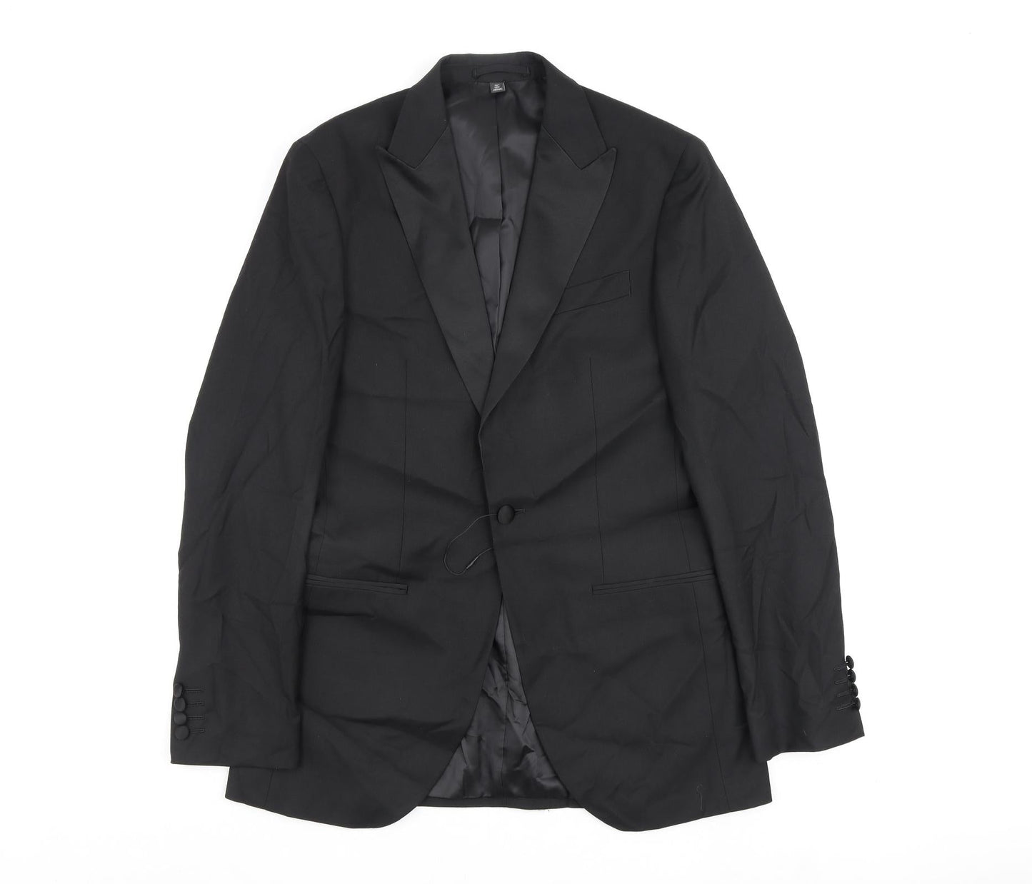 Mens UK Size 38 Marks and Spencer Regular Black Suit Jacket