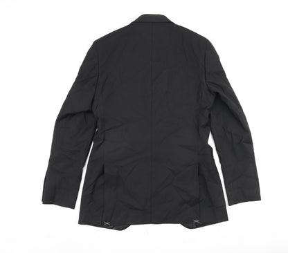 Mens UK Size 38 Marks and Spencer Regular Black Suit Jacket