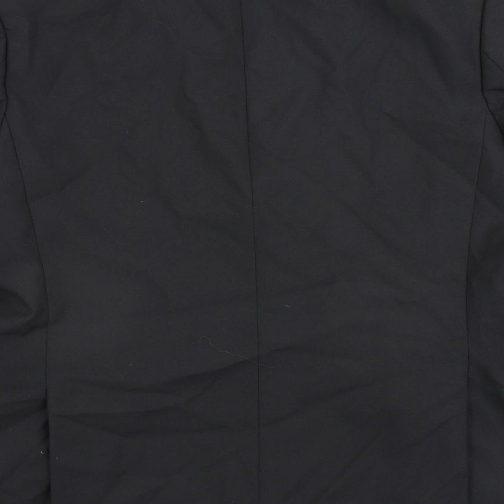 Drescott Mens Black Polyester Jacket Blazer Size 42 Regular
