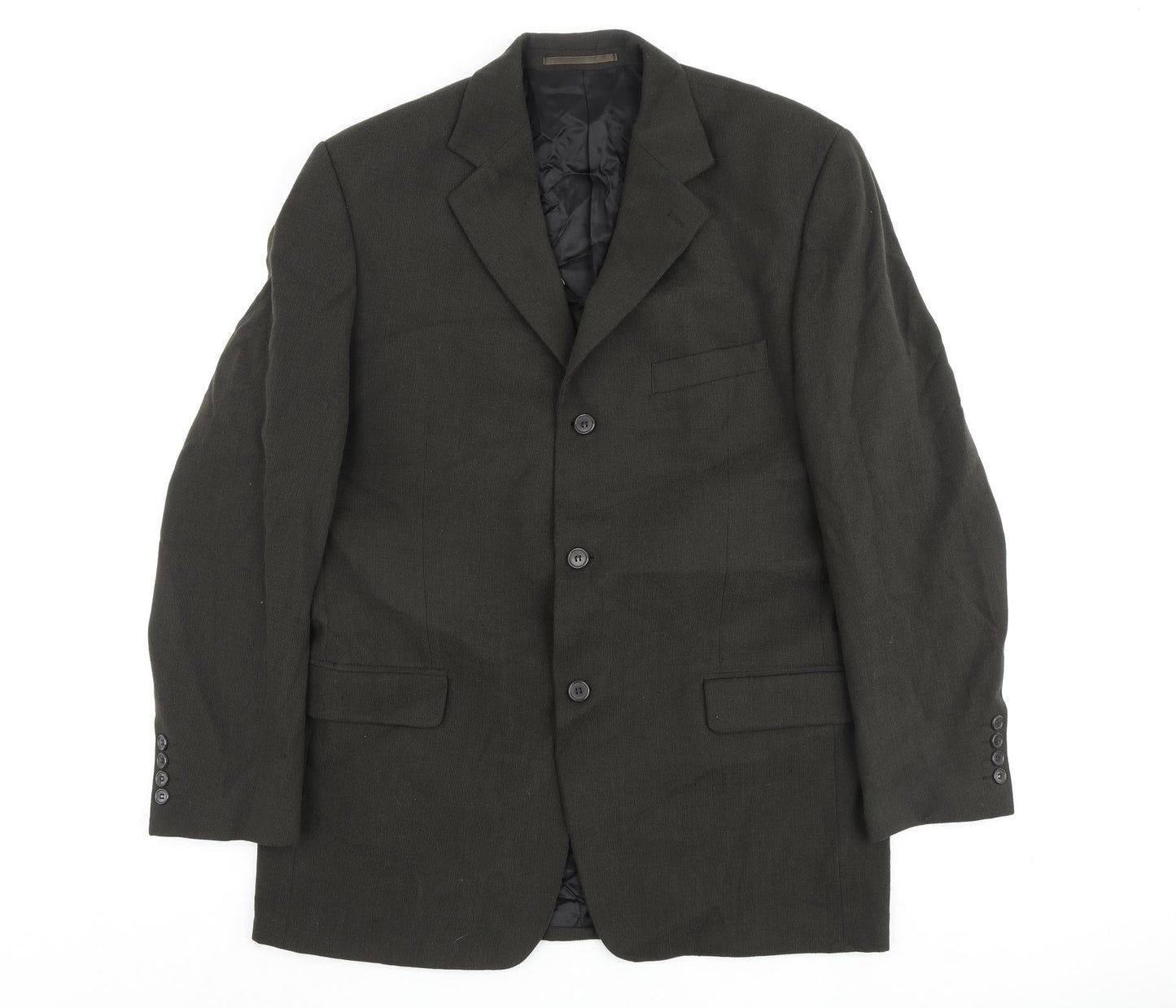 Mens UK Size 44 Hugo James Regular Green Suit Jacket