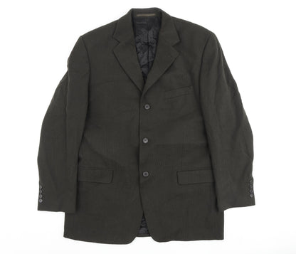 Mens UK Size 44 Hugo James Regular Green Suit Jacket