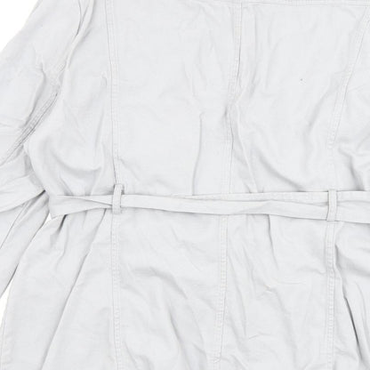 Klass Womens Grey Jacket Coat Size L Button