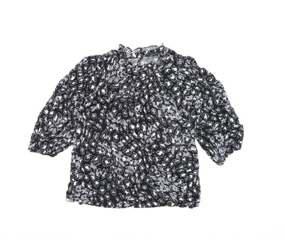 Womens UK Size 6 Marks and Spencer Black Basic Blouse