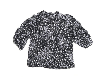 Womens UK Size 6 Marks and Spencer Black Basic Blouse