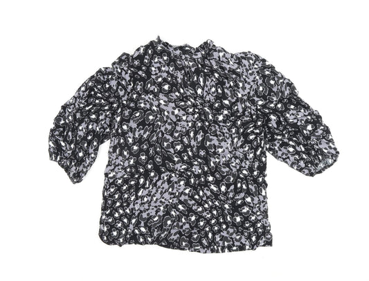 Womens UK Size 6 Marks and Spencer Black Basic Blouse