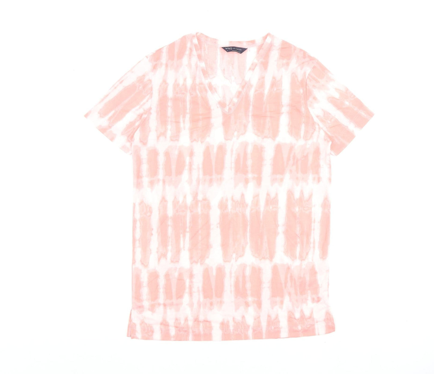 Womens UK Size 8 Marks and Spencer Pink Basic T-Shirt