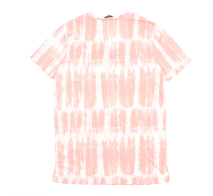 Womens UK Size 8 Marks and Spencer Pink Basic T-Shirt