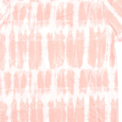 Womens UK Size 8 Marks and Spencer Pink Basic T-Shirt