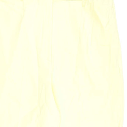 Womens UK Size 24 Marks and Spencer Regular Fit  Yellow Trousers