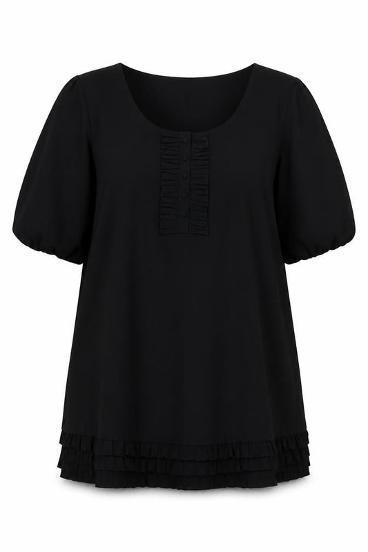 Angel Ribbons Womens Black Polyester Pencil Dress Size 30 Round Neck Pullover