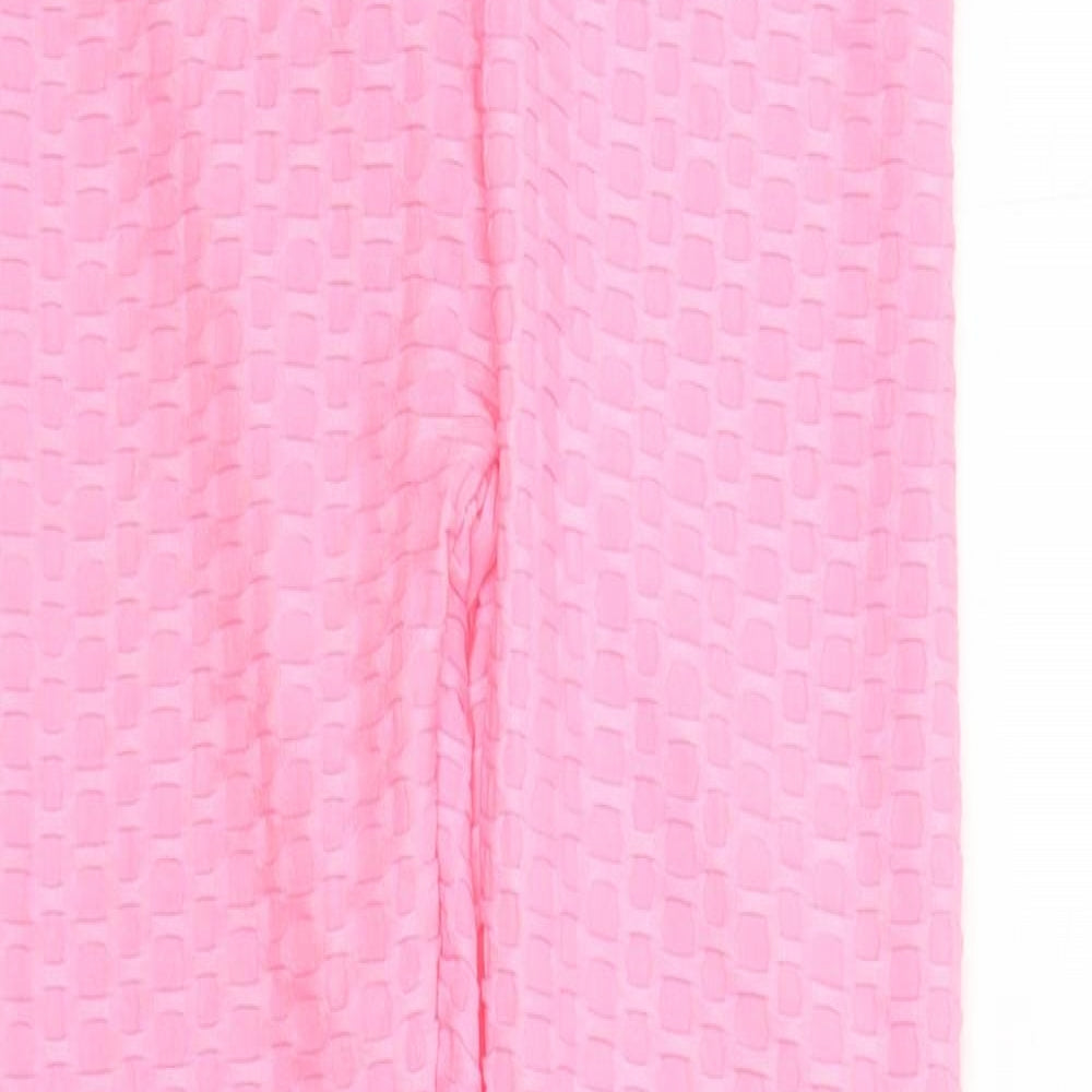 Lift Activewear Womens Pink Polyester Compression Leggings Size S L25 in Regular