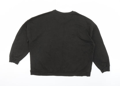 Womens UK Size 18 ASOS Black Pullover Sweatshirt