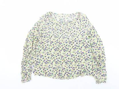 Womens UK Size 8 Per Una Multicoloured Basic Blouse