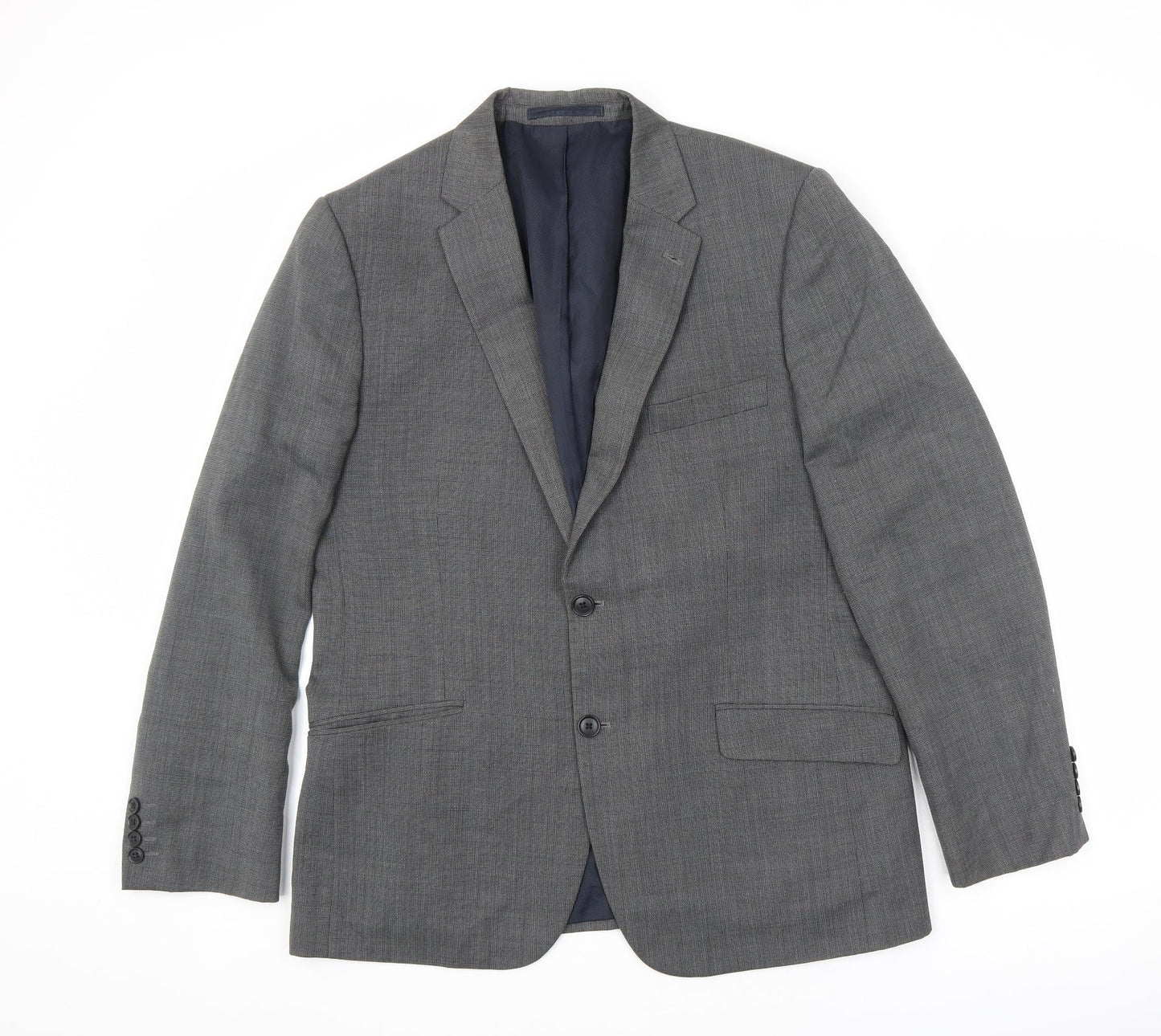 Mens UK Size 40 Marks and Spencer Regular Grey Suit Jacket