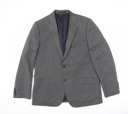 Mens UK Size 40 Marks and Spencer Regular Grey Suit Jacket