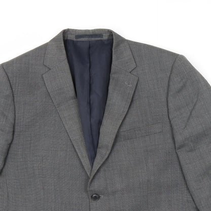 Mens UK Size 40 Marks and Spencer Regular Grey Suit Jacket
