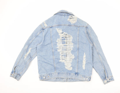 Womens UK Size 8 Topshop Blue Jacket