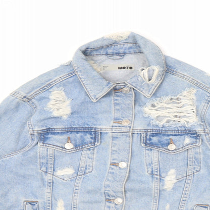 Womens UK Size 8 Topshop Blue Jacket