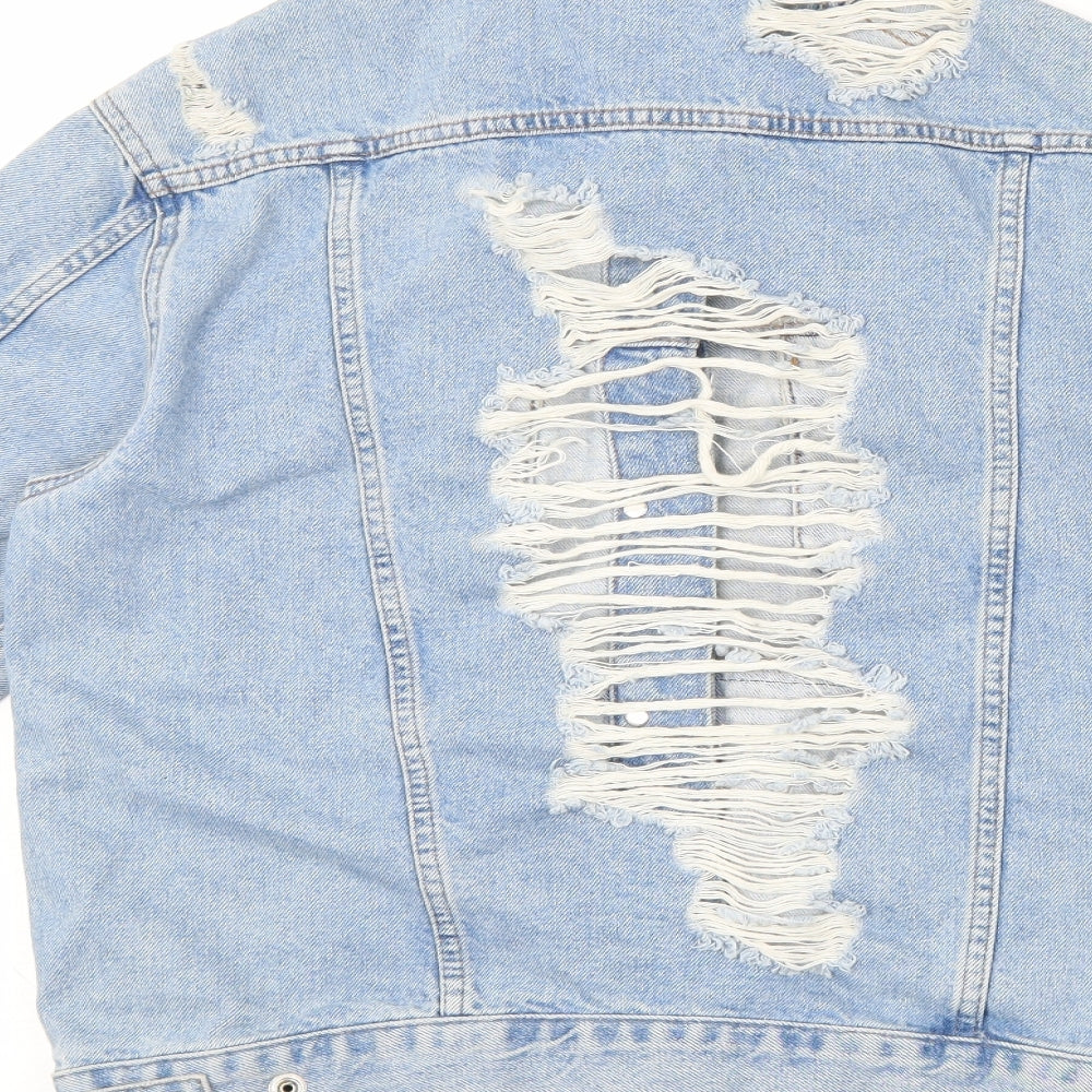 Womens UK Size 8 Topshop Blue Jacket