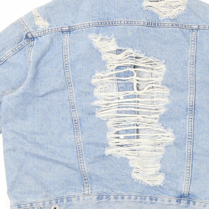Womens UK Size 8 Topshop Blue Jacket