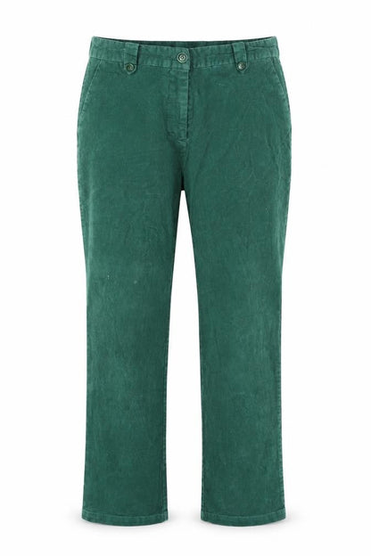 Womens UK Size 27 in Damart Regular Fit  Green Trousers