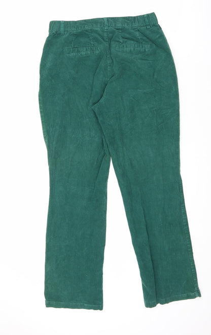 Womens UK Size 27 in Damart Regular Fit  Green Trousers