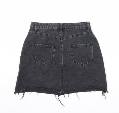 Womens UK Size 8 Denim & Co. A-Line Denim Skirt