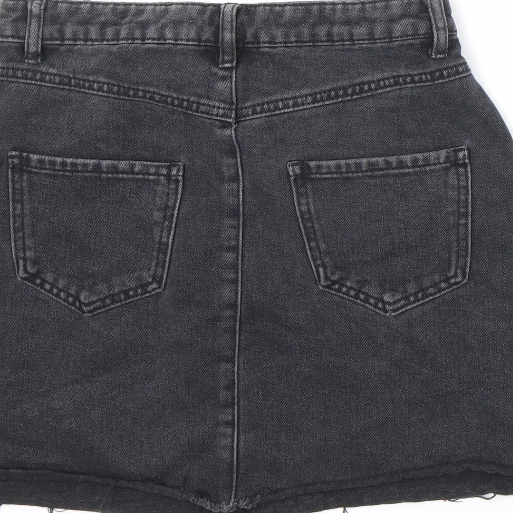 Womens UK Size 8 Denim & Co. A-Line Denim Skirt