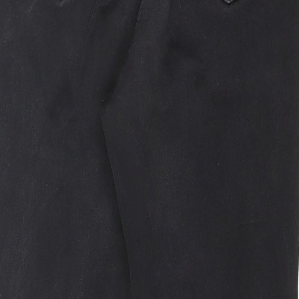 TU Womens Black Cotton Skinny Jeans Size 10 L25 in Regular Zip