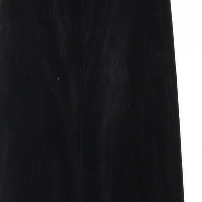 Womens UK Size 8 Topshop Regular Fit  Black Trousers