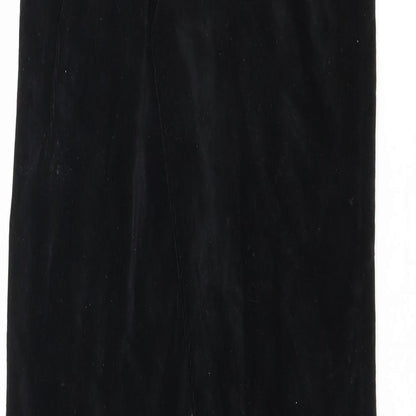 Womens UK Size 8 Topshop Regular Fit  Black Trousers