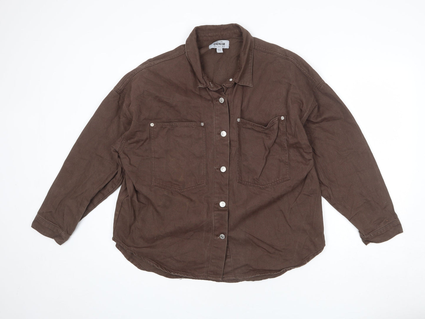 Womens UK Size 14 New Look Brown Jacket