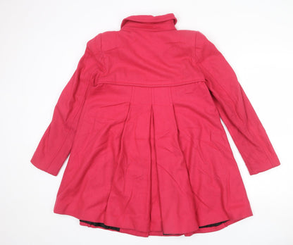 Womens UK Size 8 Monsoon Pink Overcoat