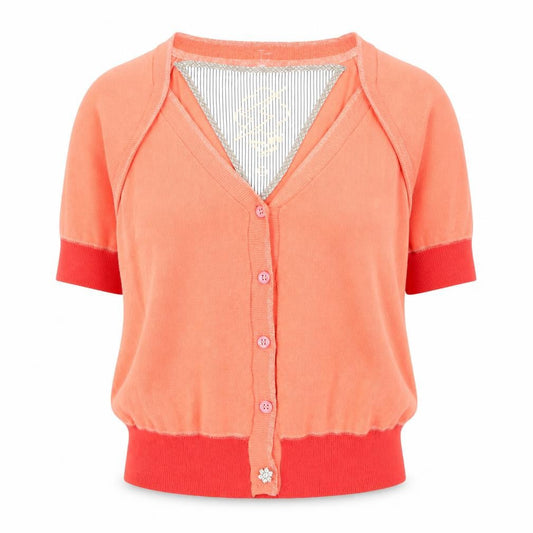 Womens UK Size S Pepe Jeans Pink Cardigan Jumper