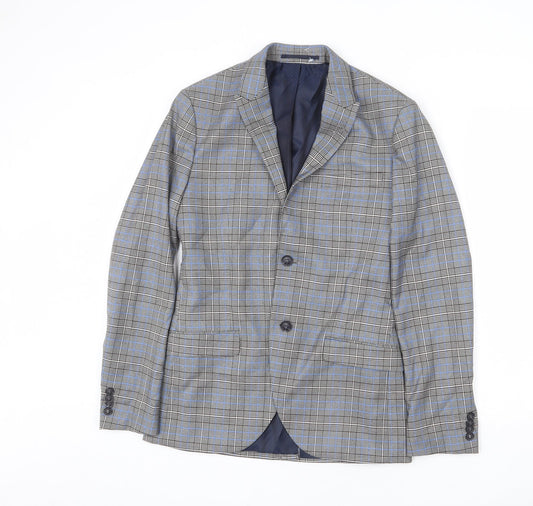 Mens UK Size 34 Topman Regular Multicoloured Suit Jacket