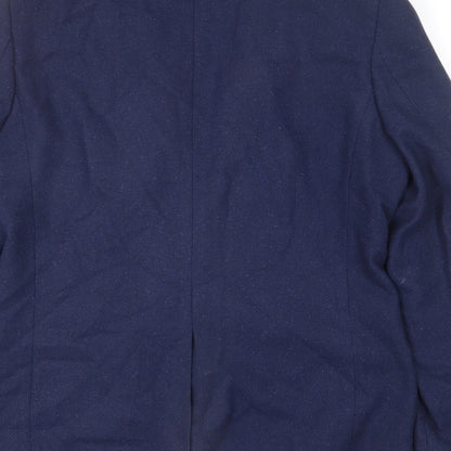 Broadstone Mens Blue Polyester Jacket Blazer Size 40 Regular