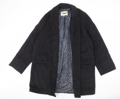 Womens UK Size 14 River Island Grey Overcoat