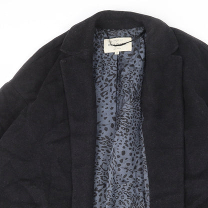 Womens UK Size 14 River Island Grey Overcoat