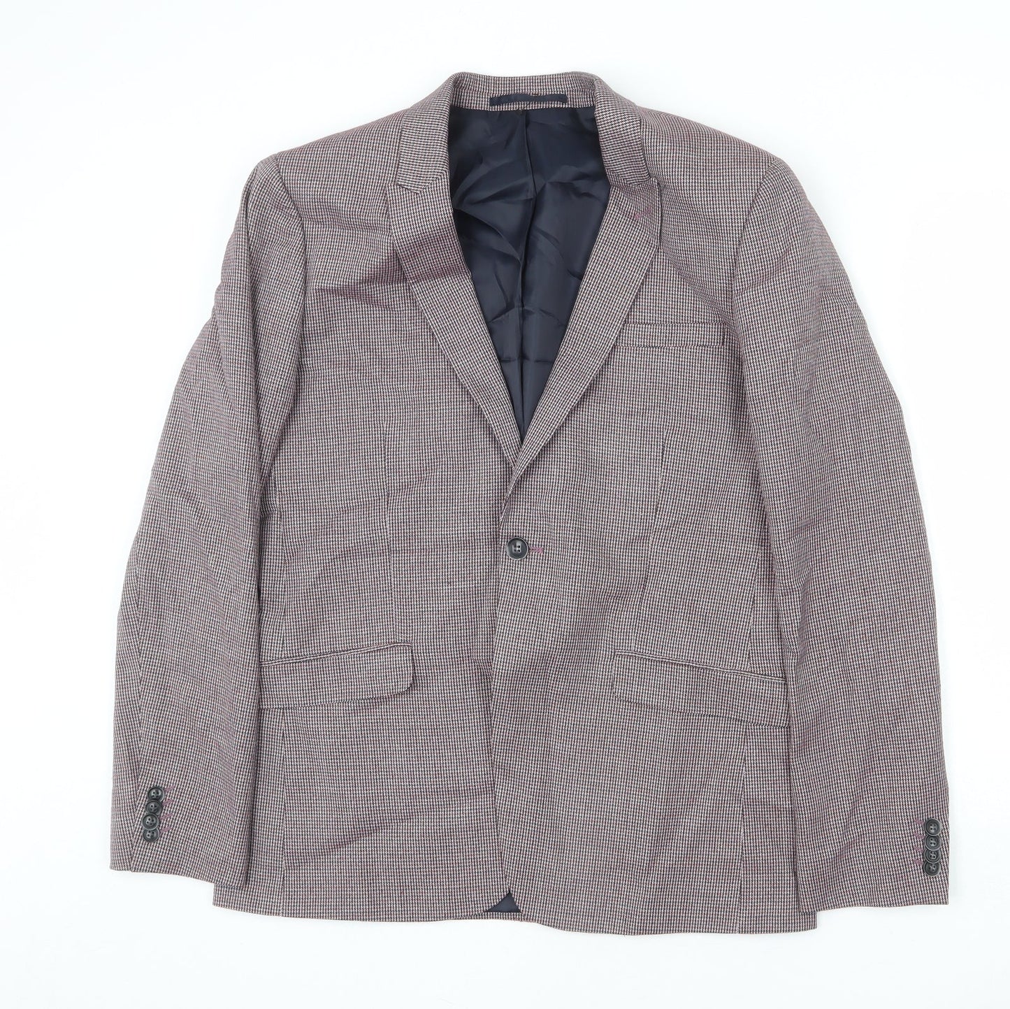 Mens UK Size 42 Topman Regular Multicoloured Suit Jacket