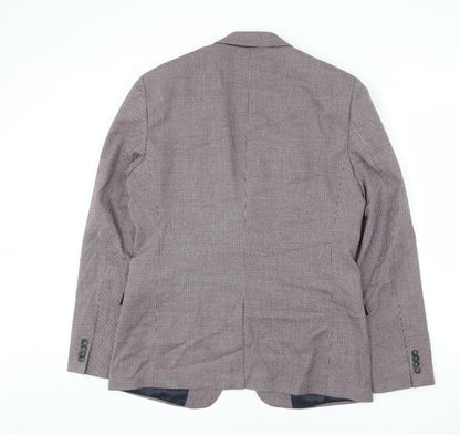 Mens UK Size 42 Topman Regular Multicoloured Suit Jacket