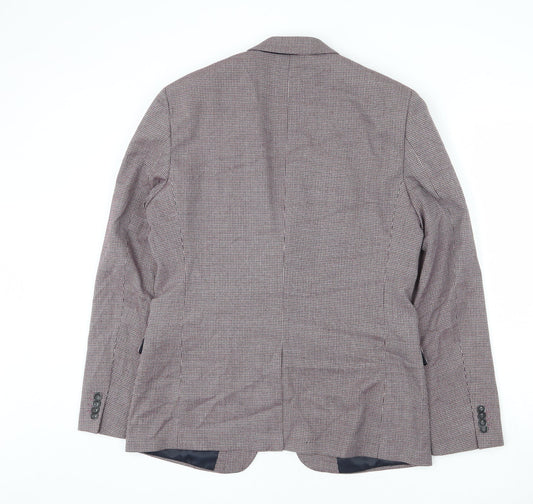Mens UK Size 42 Topman Regular Multicoloured Suit Jacket