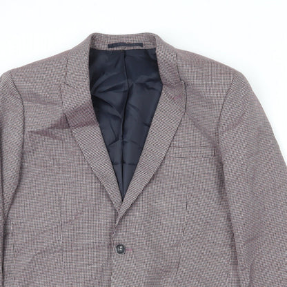 Mens UK Size 42 Topman Regular Multicoloured Suit Jacket